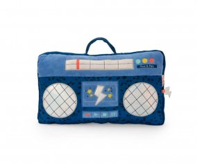 Coussin Radio Puce & Pilou