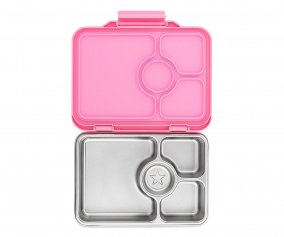 Lunch Box Yumbox Pret Acciaio Rosa 4 Spazi