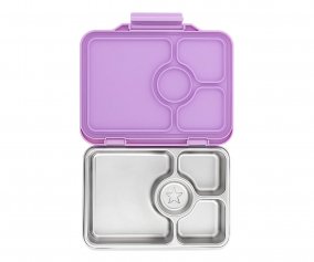 Lunch Box Yumbox Pret Acciaio Lavanda 4 Spazi