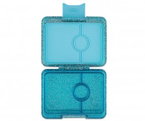 Yumbox Snack Glitter Blue 3 Spazi