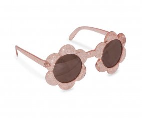 Lunettes de Soleil Junior Flower Glitter Rose (5-10 ans)