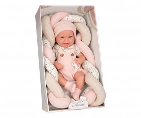 Boneca Rosa Elegance Zoe com almofada 
