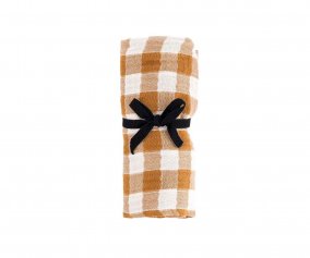 Mussola M Bianca Vichy Caramel