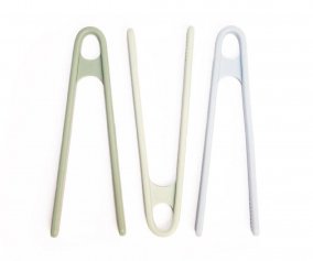 3 Pinze in Silicone Green