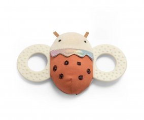 Sonajero Mordedor con Espejo Luca Ladybird