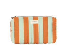 Neceser Stories Green Orange Stripes
