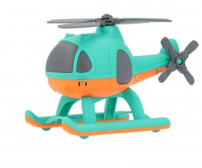 Helicptero de Bioplstico Azul