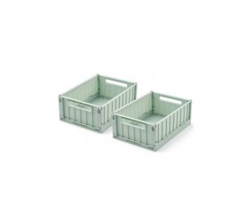 2 caixas de Armazenamento P Weston Light Peppermint 