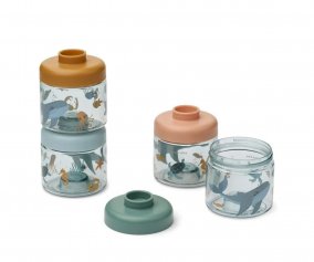 4 Dispenser per Alimenti Dominique Sea Creature/Sandy