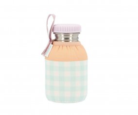 Garrafa de Ao com Forro Stripes Apricot Personalizvel 350ml