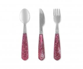 Pack Cubiertos Glitter Sparkling Sangria