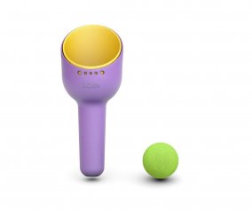Pala, Colador y Pelota de Playa Violeta SiBi BiBio