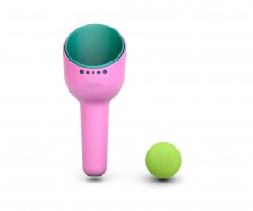 Pala, Colador y Pelota de Playa Rosa SiBi BiBio