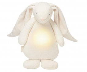 Coniglio Moonie Organico Luce Suoni 2.0 Cream Personalizzabile
