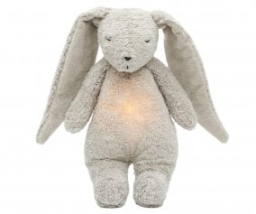 Coniglio Moonie Organico Luce Suoni 2.0 Grey Personalizzabile