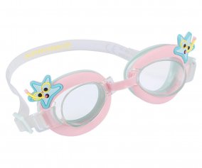 Occhiali Nuoto Junior Cartoon Kids Moko Rosa