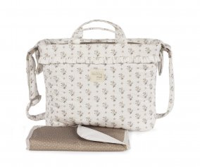 Borsa Cambio con Fasciatoio Botton Flowers