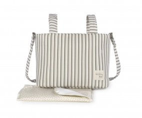 Borsa Organizer Passeggino Grande Botton Stripes