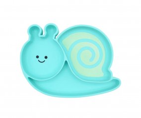 Plato de Silicona con Ventosa Snail