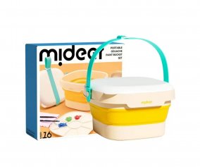 Conjunto de balde Porttil com 16 cores para pintura 
