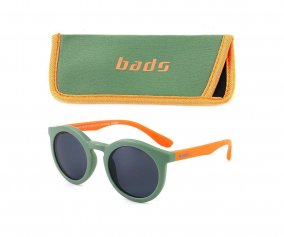 Gafas de Sol Infantil Flexibles Verde-Naranja (6-12aos)