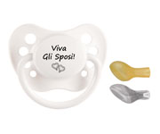 Succhietto Nip Bianco Viva Gli Sposi!